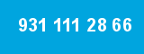 931 111 28 66 931 111 28 66